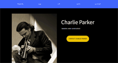 Desktop Screenshot of charlieparker.com